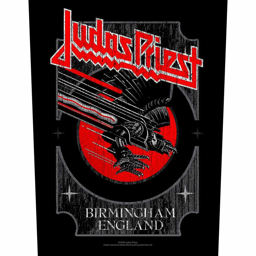 Judas Priest - Birmingham Rugpatch - Zwart